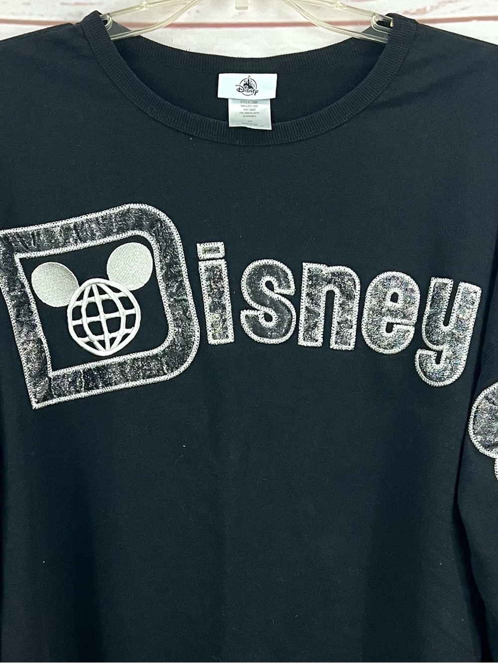 Walt Disney World Glitter Pullover Sweatshirt Spirit Jersey Disney Parks - Picture 5 of 12